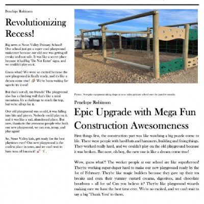 Playground update by Penny